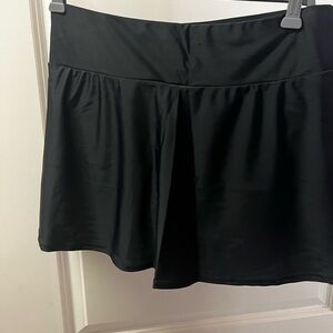 Black Women's Swim Skirt/Shorts